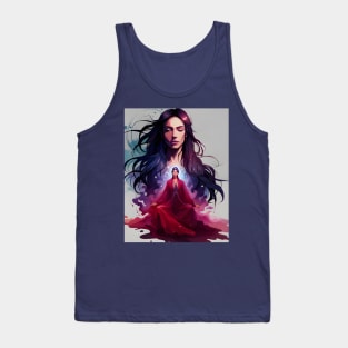 Discover Your Inner Strength: A Captivating Portrait of Meditation Tank Top